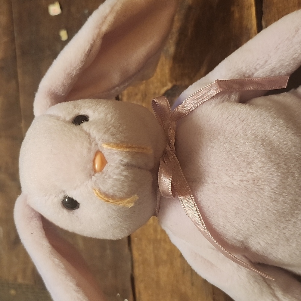 Ty "Hoppity" the Easter Bunny Beanie Baby, Vintage, Rare and Retired - Picture 2 of 6